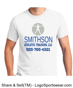 Athletic Training Business Template T-shirt Design Zoom